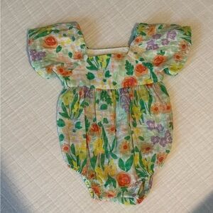 Floral Baby Romper